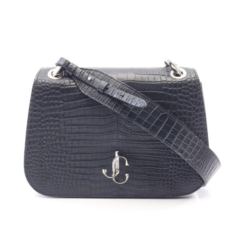 JIMMY CHOO Varenne Leather Shoulder Bag